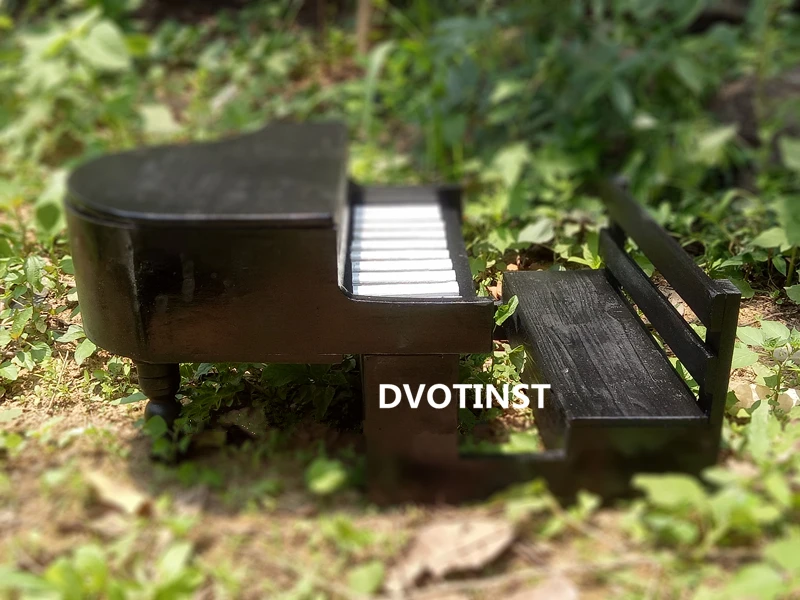 Dvotinst новорожденный реквизит для фотосъемки детский Ретро деревянный позирующий черный фортепианный музыкальный фон аксессуары для студийной фотосъемки реквизит для фотосессии
