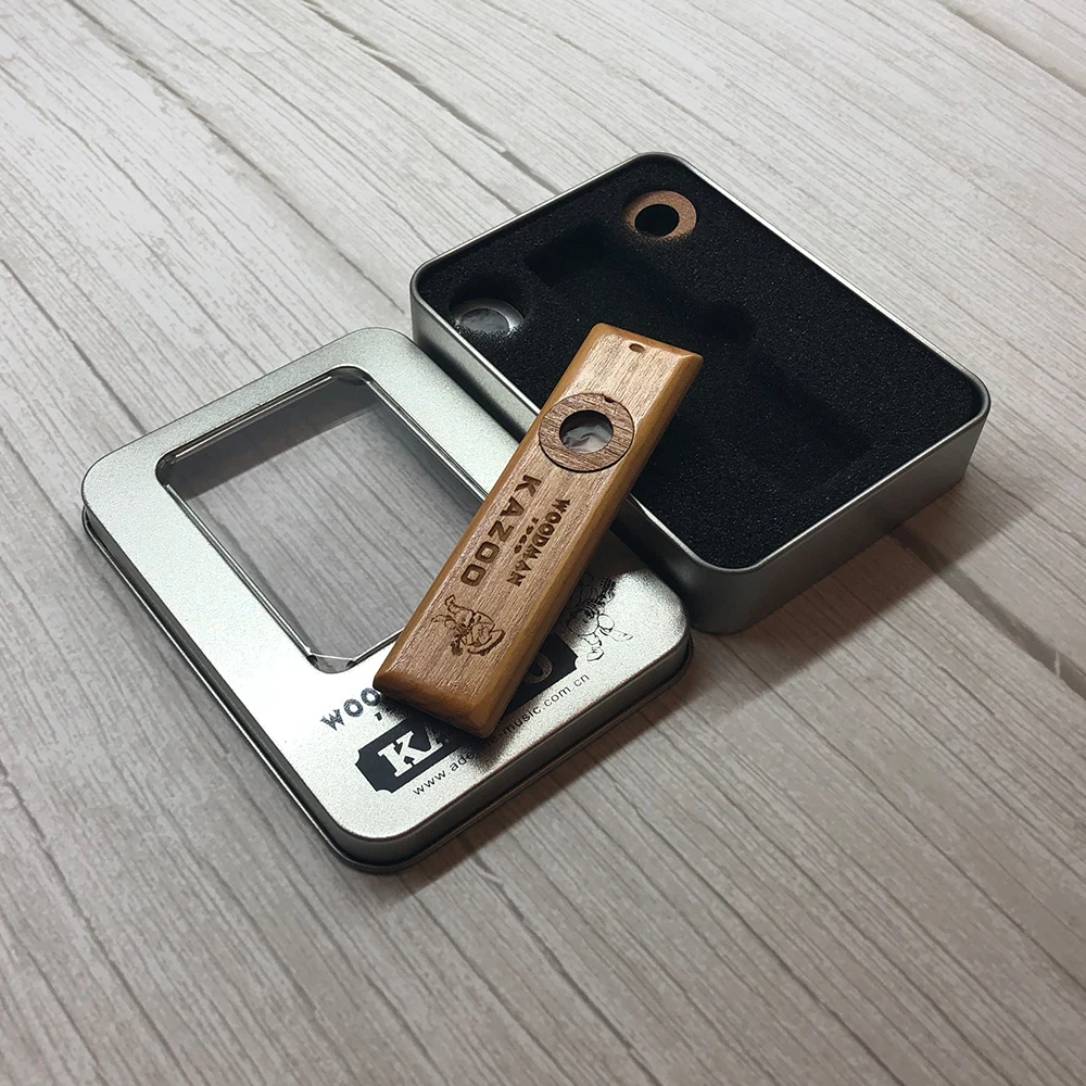 Индивидуальный деревянная гармоника Kazoo музыкальный инструмент укулеле гитара