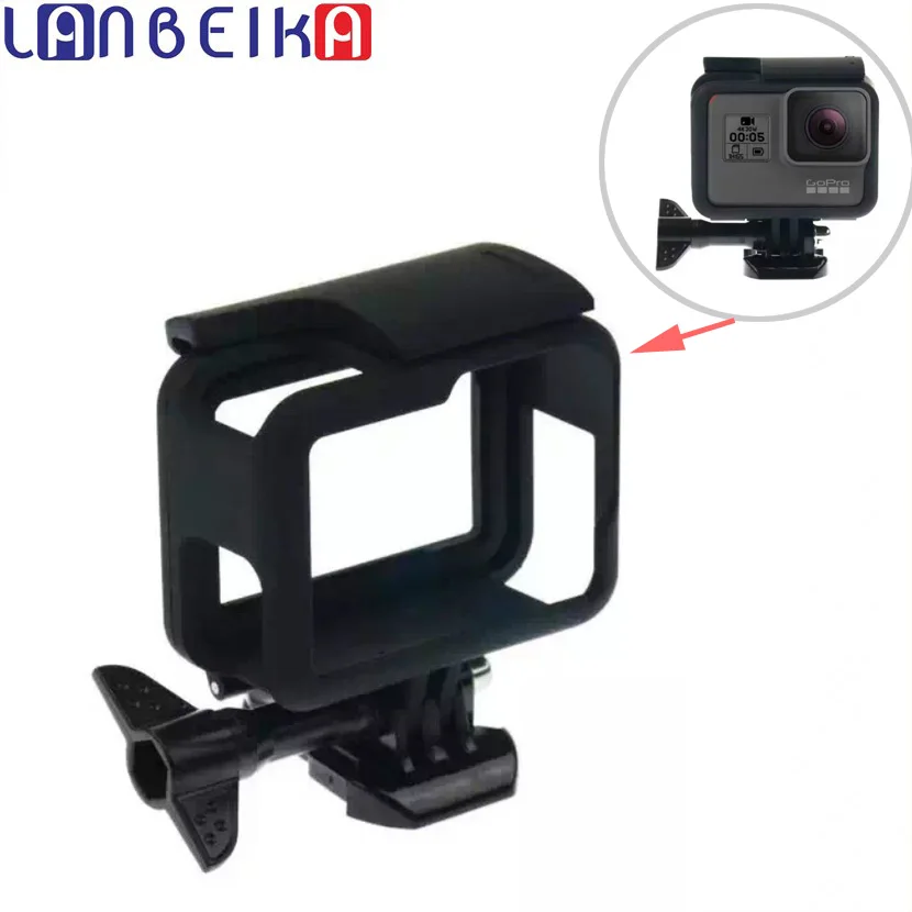 LANBEIKA для Gopro Hero 7 6 5 Аксессуары пластиковая защитная стандартная рамка чехол Go Pro
