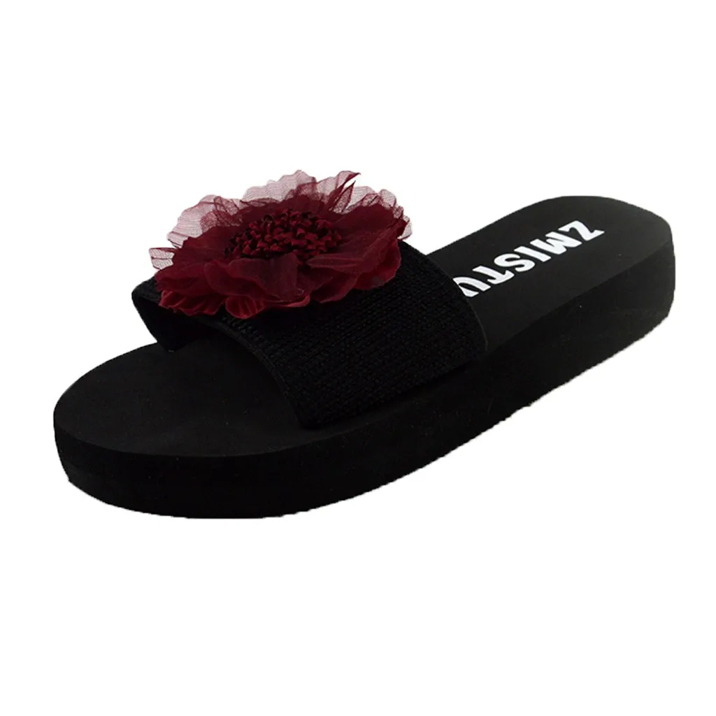 SAGACE/повседневная женская обувь на танкетке с цветочным рисунком в богемном стиле