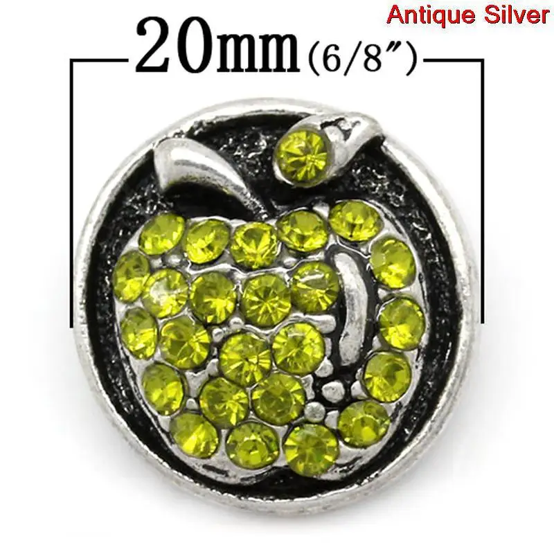 2015 fashion jewelry Apple design with rhinestone metal snap button wholesale restoring ancient ways of ms|apple wireless keyboard ps3|apple mac pro