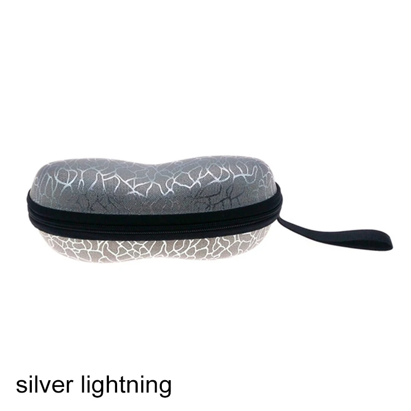 silver lightning Поляризационные специальные солнцезащитные очки чехол для женщин и мужчин высокого качества Eva с молнией красочные очки коробка для хранения Коробка Чехол - Цвет: silver lightning