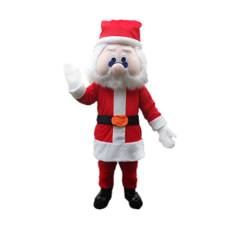 

New Santa Claus Mascot Costume Mascotte Cute Father Christmas Red or green Clothes Christmas Party Suits Fancy party Dress