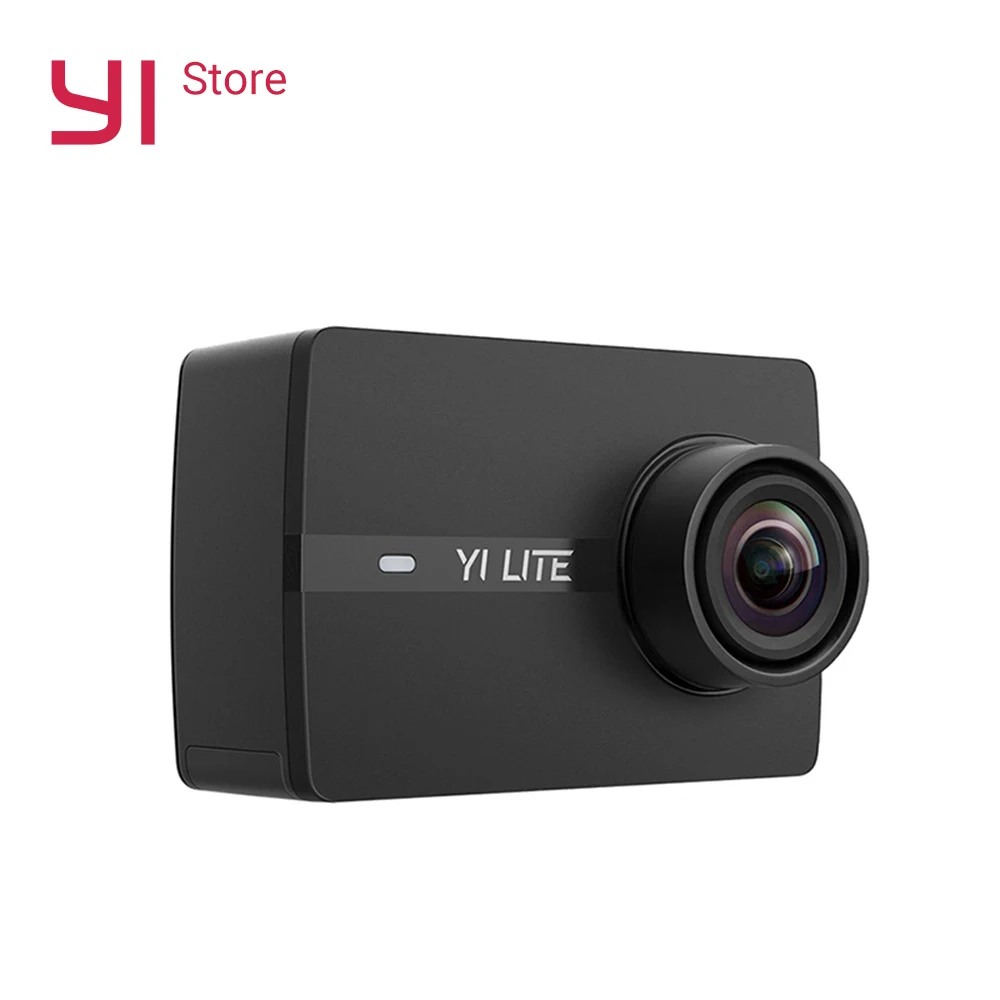 YI Lite Action Camera 16MP Real 4K Sports with Built-in WIFI 2 Inch LCD Screen 150 Degree Wide Angle Lens | Электроника