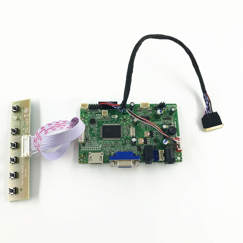 RTD2668 Универсальный HDMI VGA Аудио ЖК контроллер плата для 11 6 дюймов 1366x768 B116XW03 40 pin LED