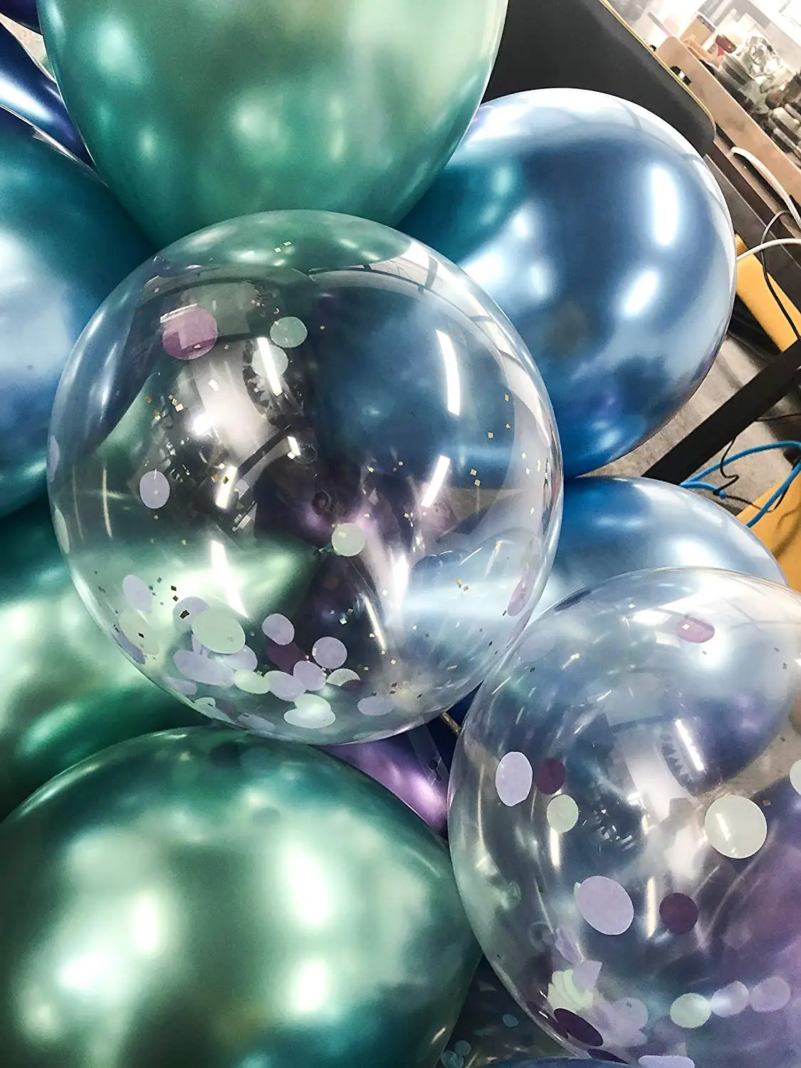 METABLE 50 шт Русалка Вечерние металлические шары арочный комплект для под морем