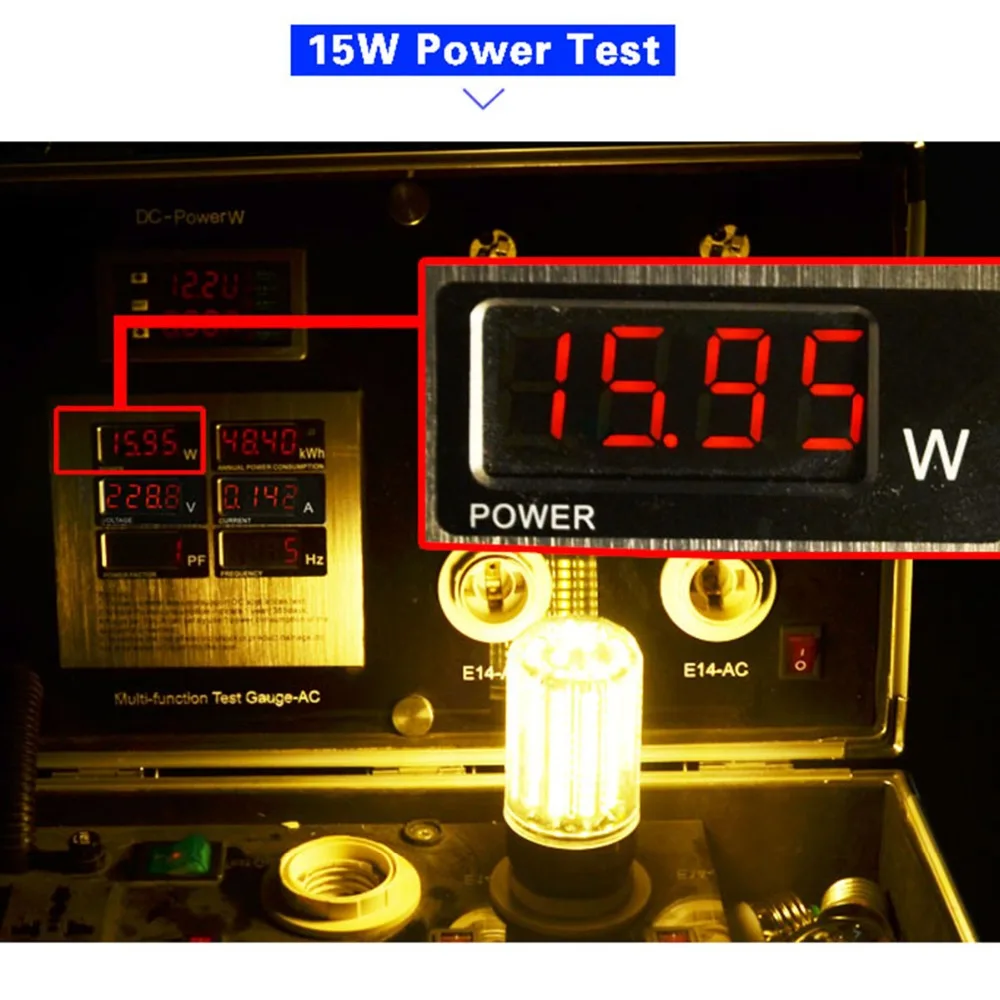 Светодиодная лампа E27 E14 SMD 5733 15 Вт 12 9 10 7 5 3 85 265 в|Светодиодные лампы и трубки| |