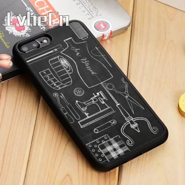 Чехол LvheCn для шитья чехол iPhone 11 12 Pro X XR XS MAX 5 6 6S 7 8 Plus samsung s7 s8 s9 s10 note 8|Бамперы| |