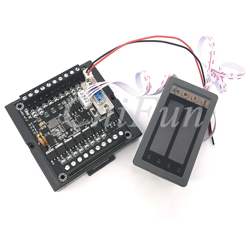 PLC FX1N 20MT + Корпус рельсового типа установка планки отображения с тем же