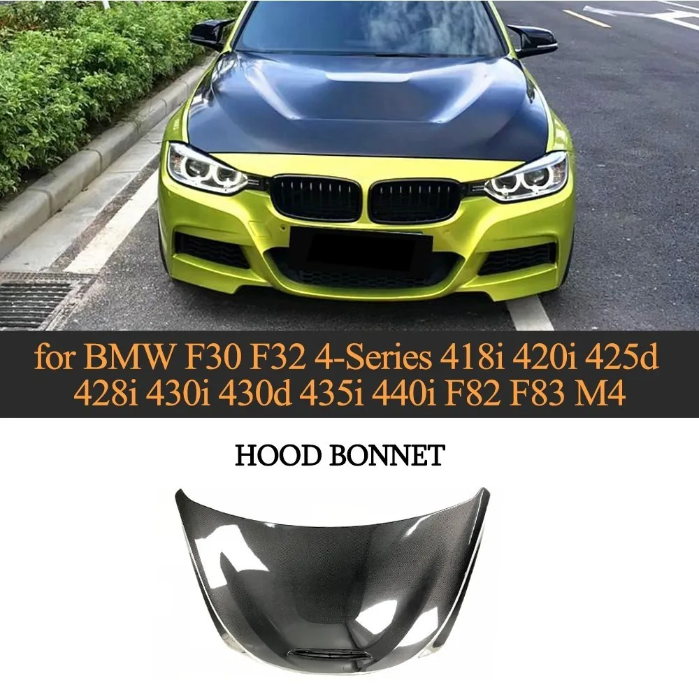 

Carbon Fiber Car Racing Hood Bonnet Engine Cover for BMW 3 / 4 Series F30 F32