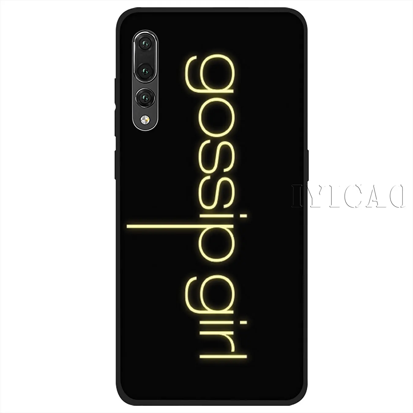 IYICAO Gossip Girl Soft Silicone Phone Case for Huawei P30 P20 Pro P10 P9 P8 Lite Mini 2017 2016 2015 P smart Z 2019 Cover |
