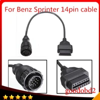 car diagnostic tool cable star sprinter 14pin to 16pin obd diagnostis scanner connector cable for benz