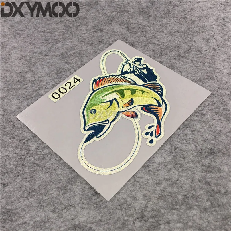 Fisherman Go Fishing Bait Motorcycle Bike Stickers Car Styling Vinyl Decal Reflective | Автомобили и мотоциклы