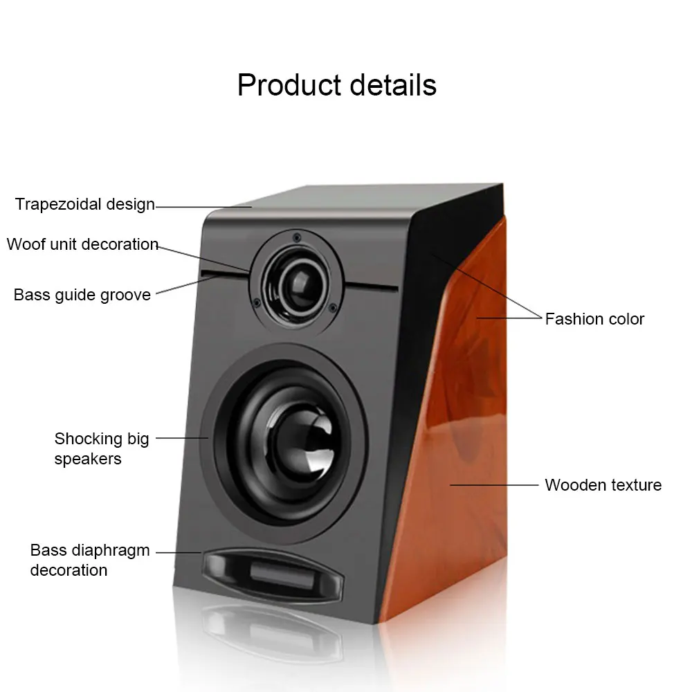 Восстановление древних способов Настольный маленький компьютер ПК колонки