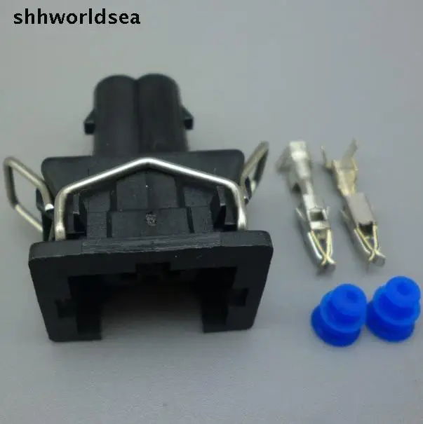 Shhworldsea 2 контактный гнездовой разъем жгута проводов EV1 Форсунка топливного