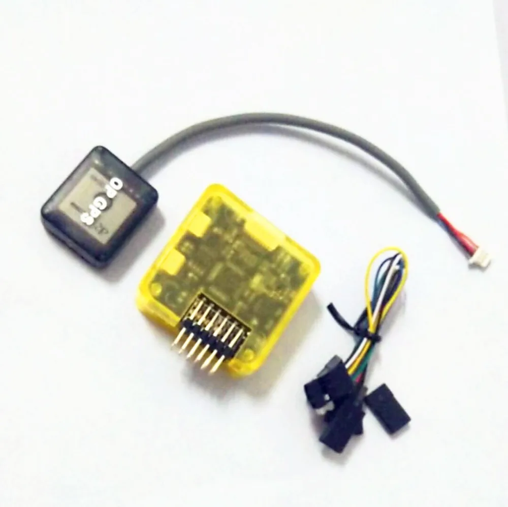 Новые 1 шт Openpilot CC3D Полет контроллер с желтый чехол + мини комплект соединительных