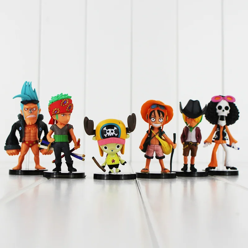 Luffy/Roronoa/Zoro/Sanji/Chopper/Robin/Brook/ Nami PVC Action Figure Collection Model Toy 12pcs/lot | Игрушки и хобби