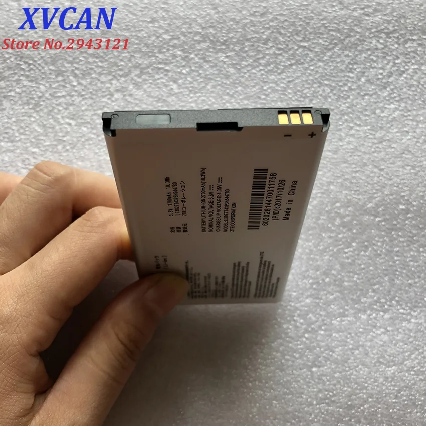 high quality li3827t43p3h544780 2000mah original phone battery for for zte mf975 mf975s smart mobile phone free global shipping
