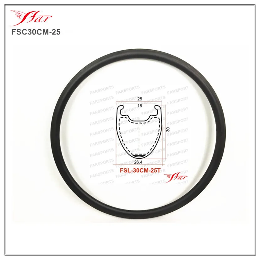 Дисковый тормоз Farsports FSL30 CM 25 Clincher 30 мм бескамерный дизайн дисковый карбоновый