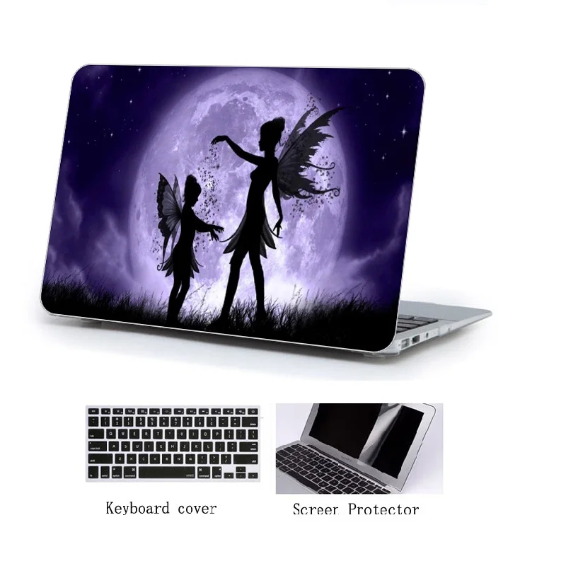Чехол для ноутбука 3 в 1 + чехол клавиатуры экранная пленка 2018 нового Macbook Air 13