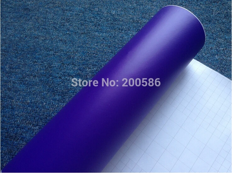 Матовая фиолетовая виниловая Автомобильная обертка наклейка с вентиляционными