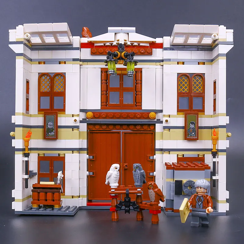 2025 шт. магическое слово Diagon Alley 16012 набор образовательных строительных блоков