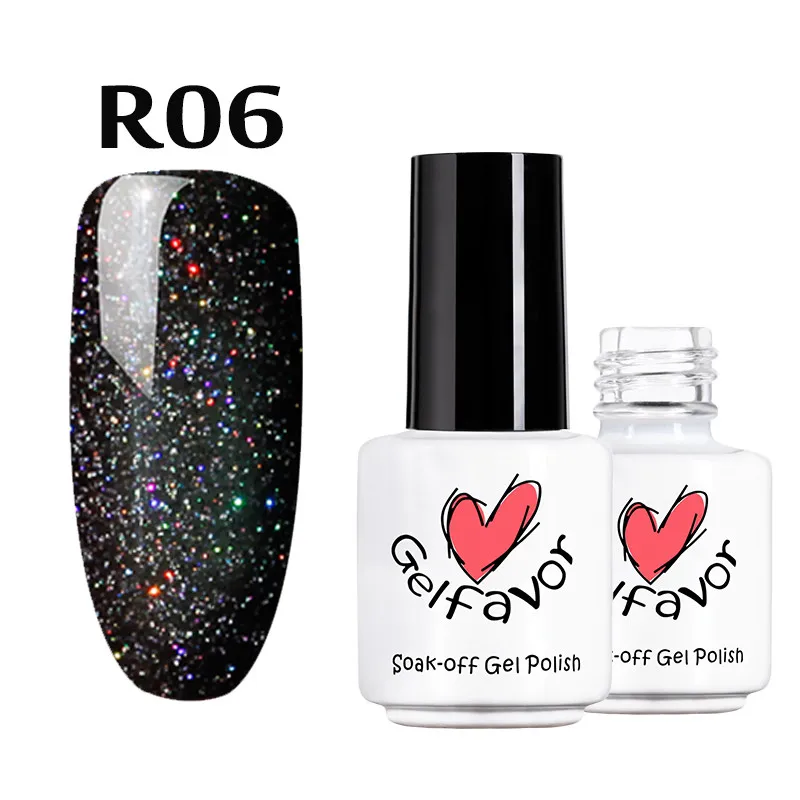 Гель-лак для ногтей Набор для маникюра Hybrid Vanish Neon Rainbow 7 мл Лак для ногтей паучий праймер Полупостоянный гель для ногтей - Цвет: GAR06