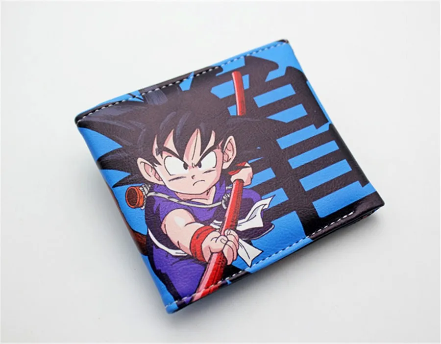 Мужской женский кошелек Dragon Ball Z кошелек молодых студентов аниме модные короткие кошельки мультфильм комикс кошелек доллар цена Otaku подарок