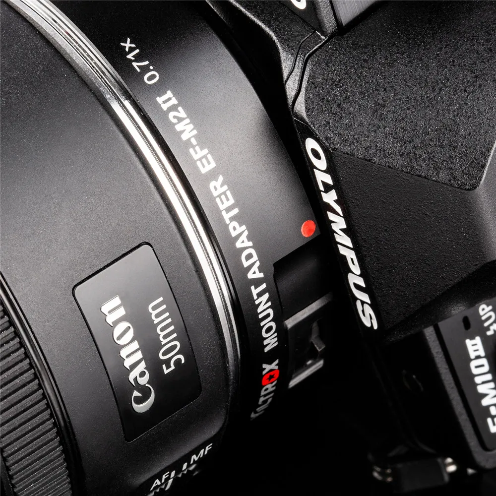 Viltrox EF-M2 II фокусный редуктор усилитель адаптер Автофокус 0.71x для Canon EF Крепление объектива к M43 камера GH5 GH4 GF7GK GX7 E-M5 II