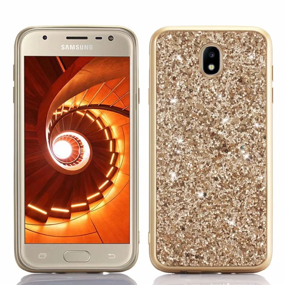 Европейская версия для samsung Galaxy J7 чехол с блестящими блестками Мягкий чехол для samsung Galaxy J7 J730 J3 Pro Чехол fundas