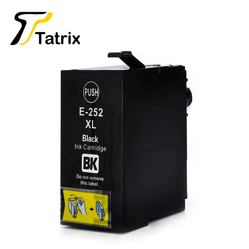 Tatrix для Epson 252XL совместимый картридж с чернилами T2521XL Применение рабочей силы WF 3620