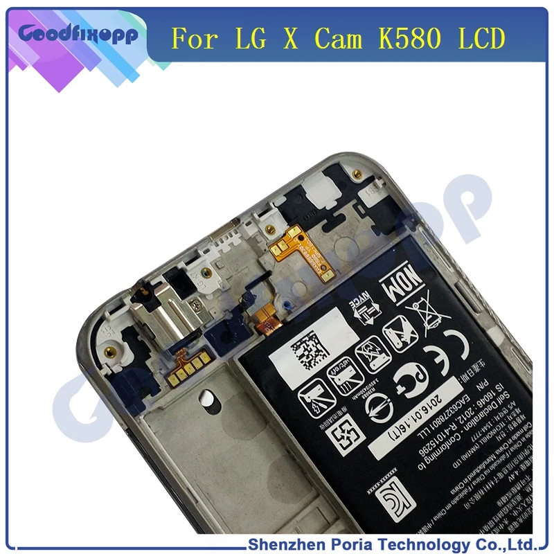 Оригинальный ЖК-дисплей для LG X Cam K580 сенсорный ЖК-экран с дигитайзером в сборе