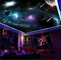 3d customized wallpaper home decoration 3d ceiling murals wallpaper sky star mural ceiling wallpaper 3d ceiling for kids room