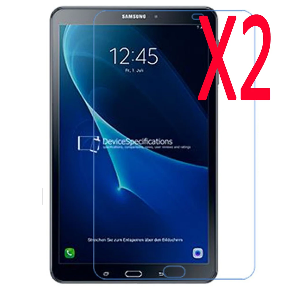 2x пленки + чистящие салфетки матовая защитная пленка для Samsung Galaxy Tab A 10 1 с S Pen 2016 P580