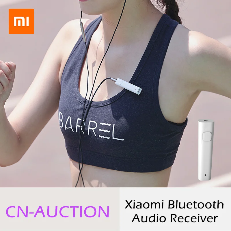 Оригинальный беспроводной Bluetooth аудио приемник Xiaomi встроенный аккумулятор 4 2 3 5