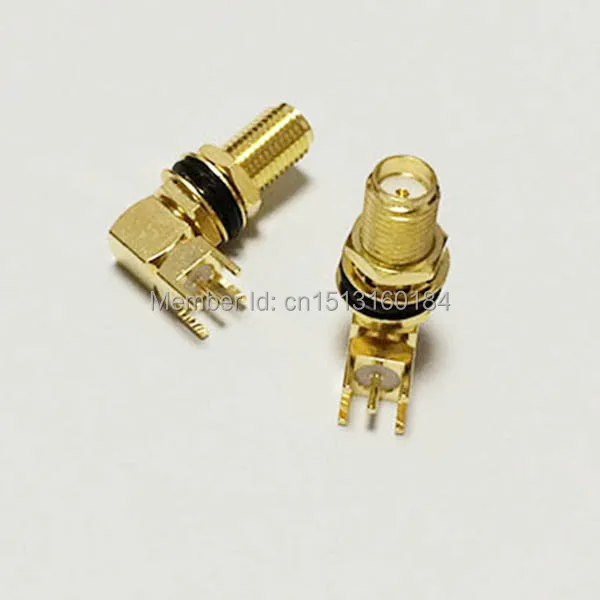 1 шт. SMA гнездо Гайка RF коаксиальный модем конвертер соединитель PCB крепление О