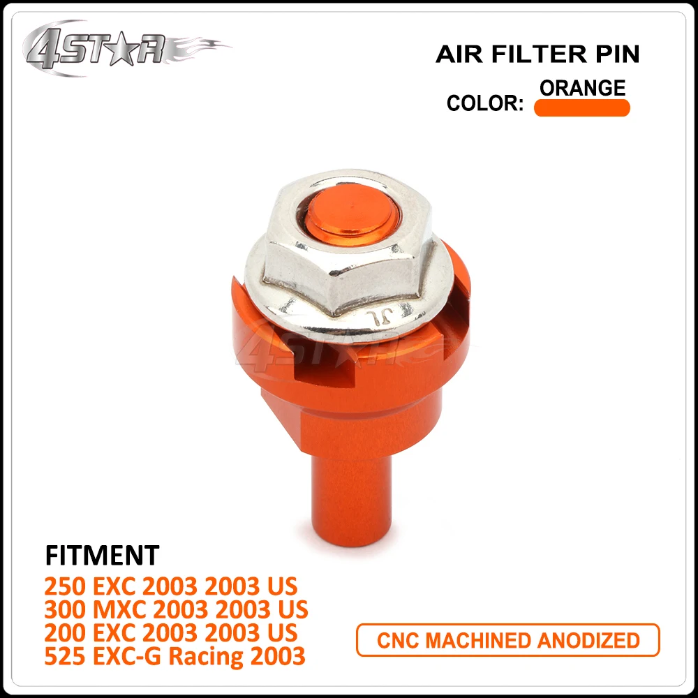 

Штырьковый кронштейн для воздушного фильтра мотоцикла, болт для KTM EXC EXCG EXCR MXC SX SXF XCW XC XCG XCFW XCRW 85 150 200 250 300 350 450 525 530