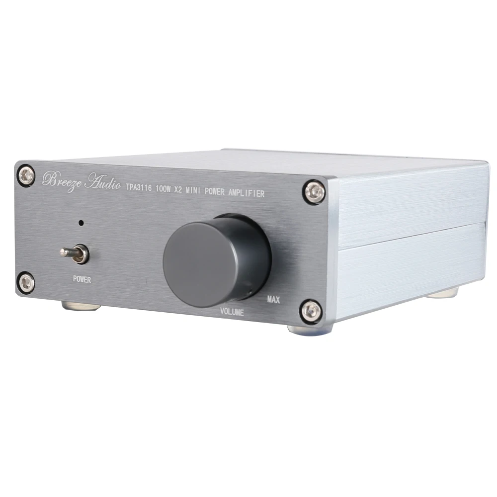 Brisa de Áudio Amplificador de Potência Digital de Áudio Mini Hifi Classe Tpa3116d2 * 2 Tpa3116 Avançado 2*100w Dc24v 4a Ba100 d