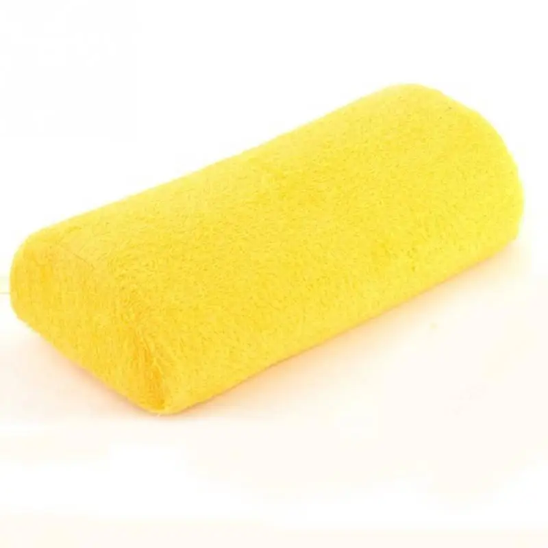 Yellow 10 цветов, мягкие подставки для рук, подставки для рук, моющиеся, ручная Подушка, губка, держатель для подушек, для дизайна ногтей, маленькие маникюрные подставки для рук, подушка - Цвет: Yellow