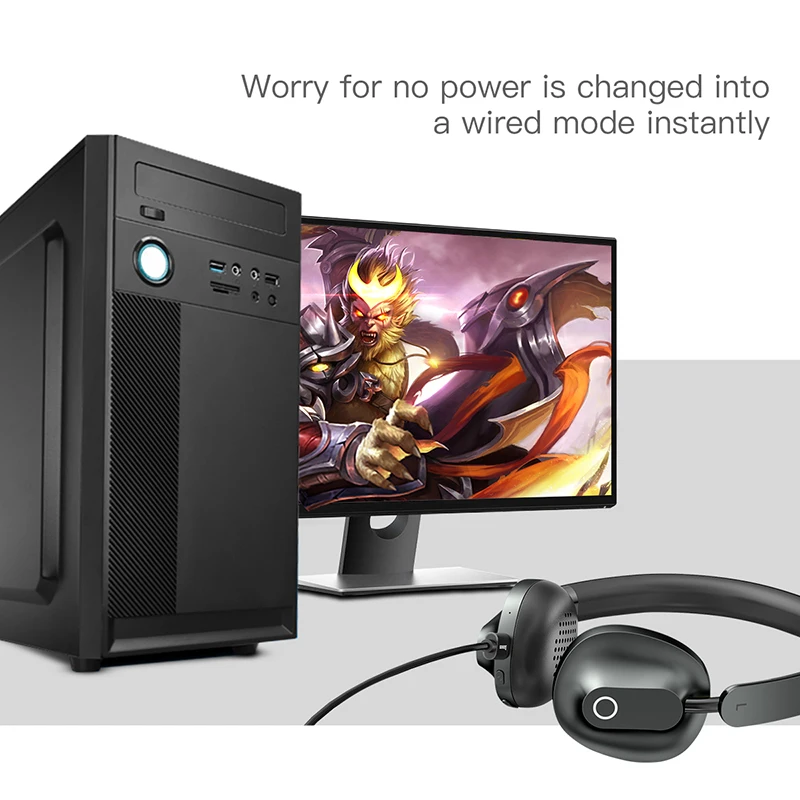 Беспроводные Bluetooth наушники Baseus D01 Складные стерео с шумоподавлением