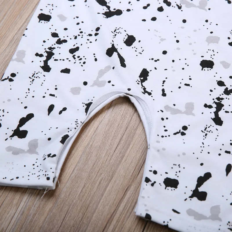 Модный комбинезон Pudcoco для маленьких мальчиков и девочек цельнокроеный