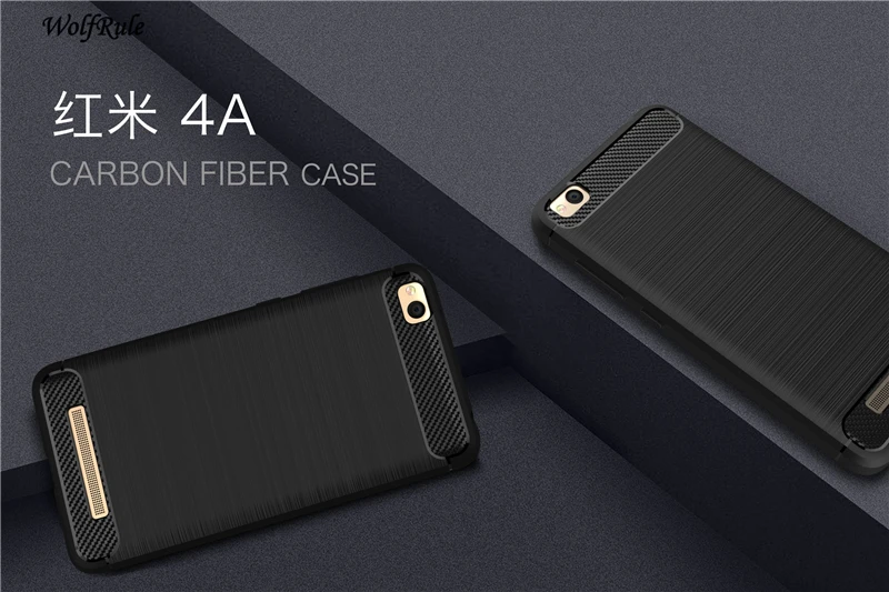 Wolfrole чехол для Xiaomi Redmi 4A противоударный ТПУ Матовый Стиль телефона Funda 5 0''|case for