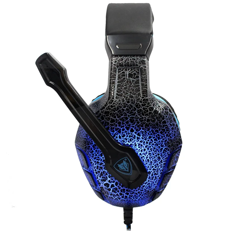 Auriculares игровая стерео свет гарнитура Регулируемые с микрофоном и объем
