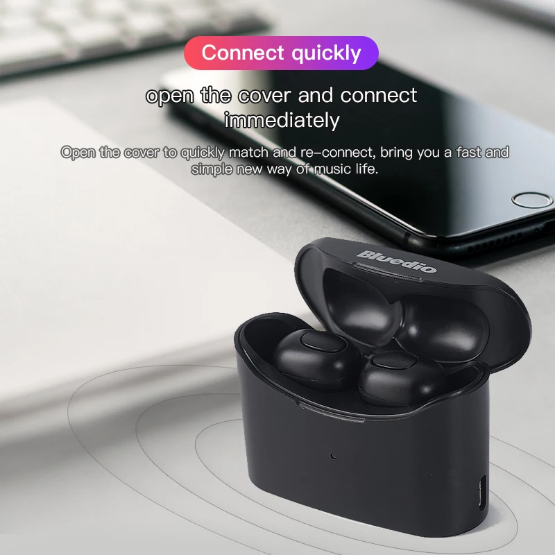 Bluedio T elf Лидер продаж Bluetooth наушники вкладыши высокое качество Наушники Mini