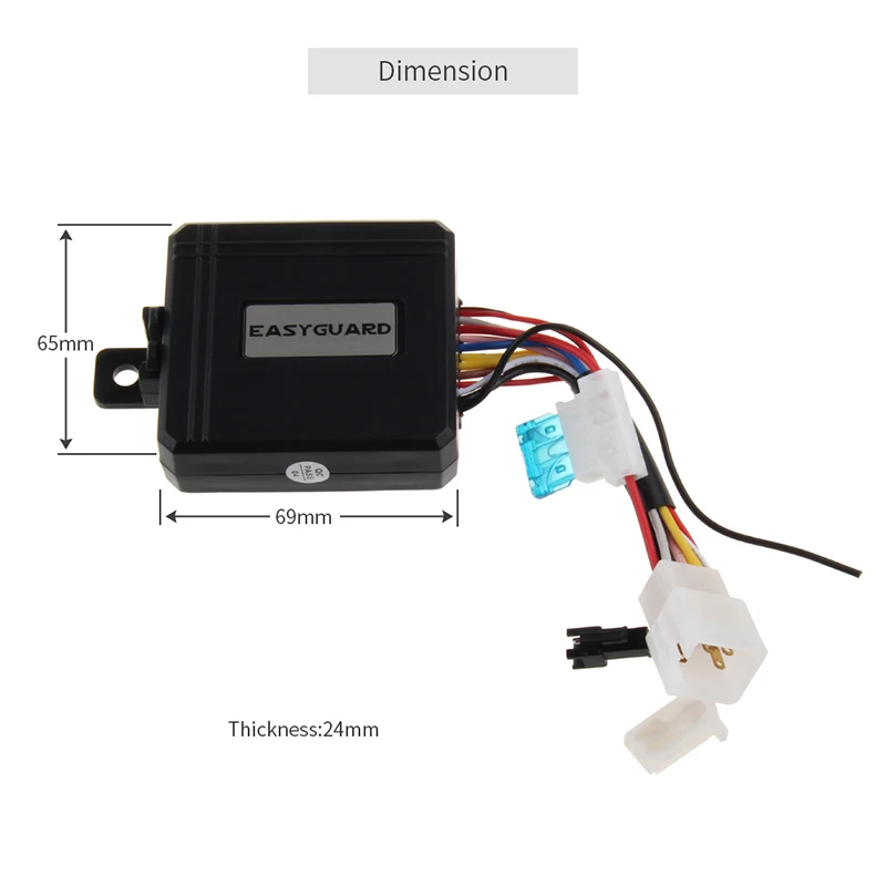Easyguard 2 way мотоциклетная сигнализация с пультом дистанционного запуска двигателя