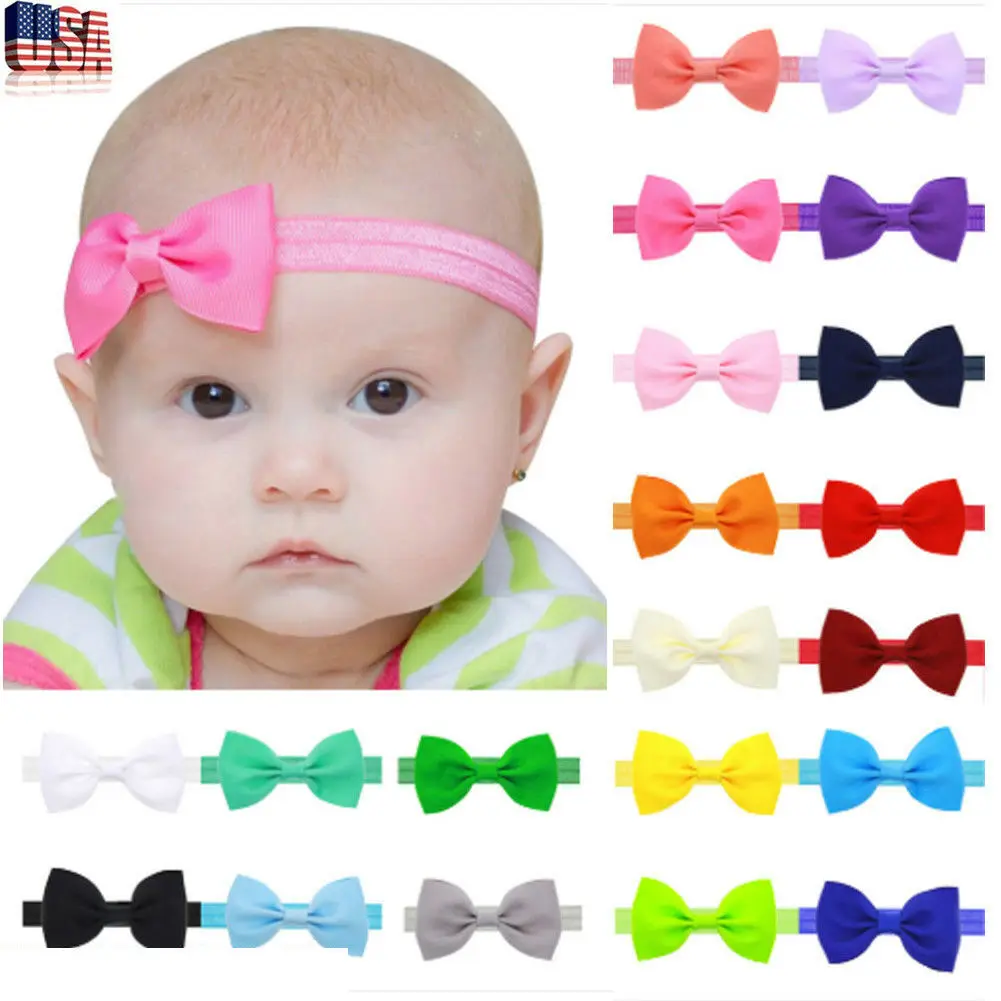 

Cute Lace Flower Kids Baby Girl Toddler Butterfly flannel Headband Hair Band Headwear Accessories