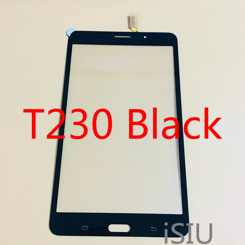 T230 Black Сенсорный экран для Samsung Galaxy Tab 4 7,0 планшет T231 SM-T231 сенсорный Экран Панель ЖК-дисплей Дисплей Screem сенсорный экран спереди Стекло Tab4 Запчасти - Цвет: T230 Black
