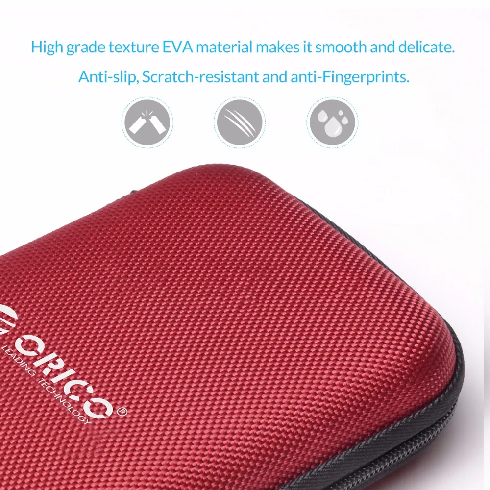 ORICO 2 5 дюймов внешний чехол для хранения жесткого диска шт. HDD коробка аккумулятор