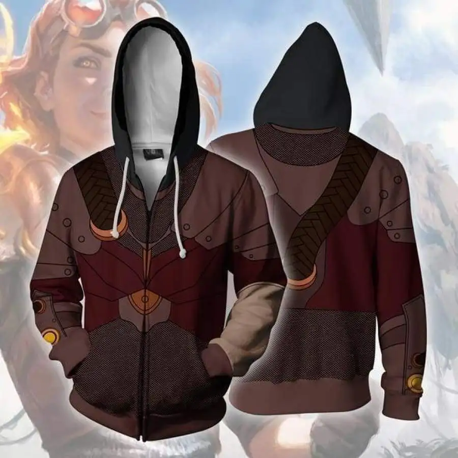 

Hoodie Jacket Cosplay Costume men women fashion Top 3D Printing zipper Hooded Sweatshirts