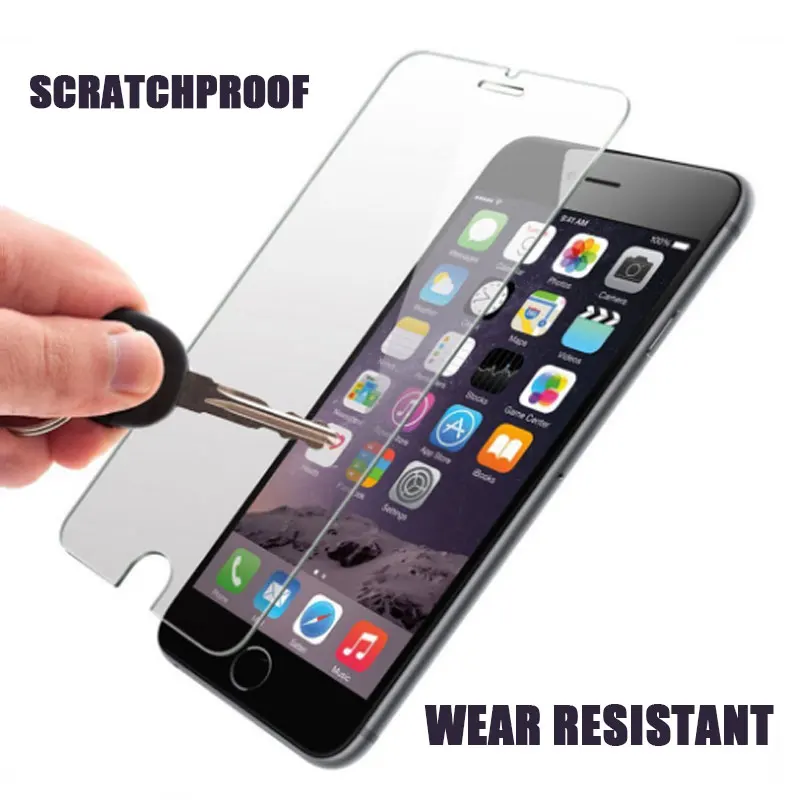 2.5D Protective glass on for iPhone 8 7 6 6s Plus Screen Protector for iPhone X XR XS MAXS Tempered glass on iPhone XR 7 Plus